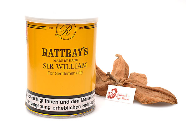 Rattrays Sir William Pfeifentabak 100g Dose Rattrays Sir William Pfeifentabak 100g Dose